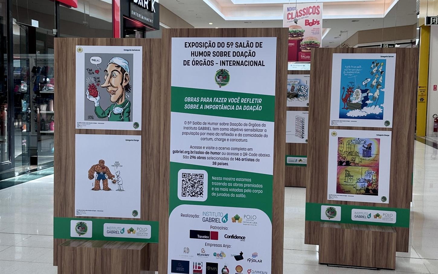POLO SHOPPING EXIBE EXPOSIÇÃO SOBRE DOAÇÃO DE ORGÃOS DA GABRIEL