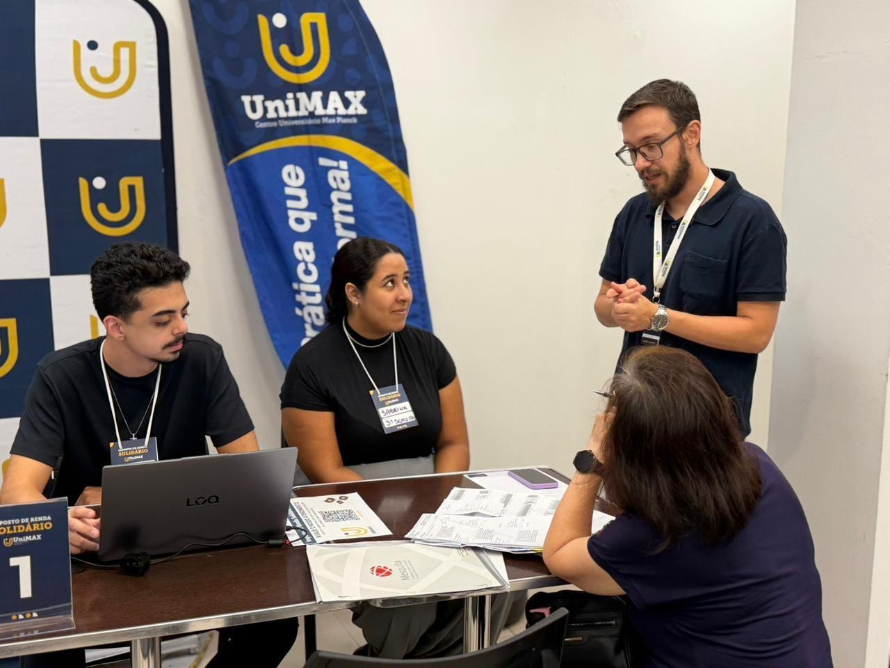 UniMAX oferece atendimento gratuito para declaração do Imposto de Renda