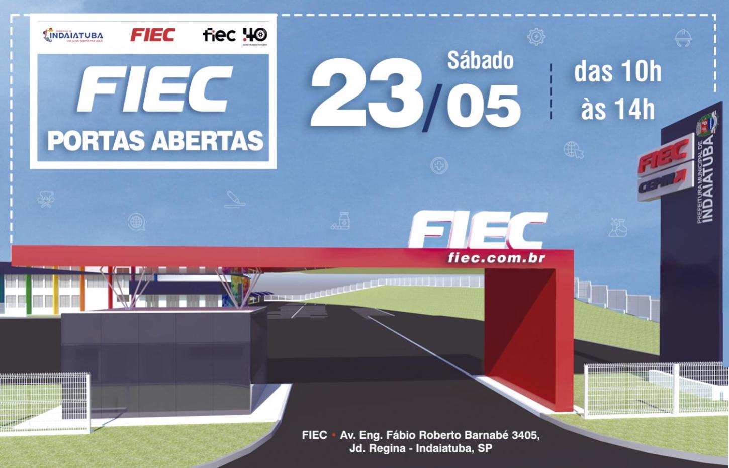 Fiec abre as portas para a comunidade com experiências interativas e atrações gratuitas no dia 23 de maio