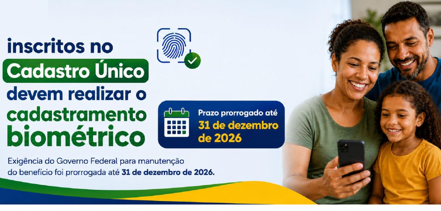 Inscritos no Cadastro Único devem realizar o cadastramento biométrico