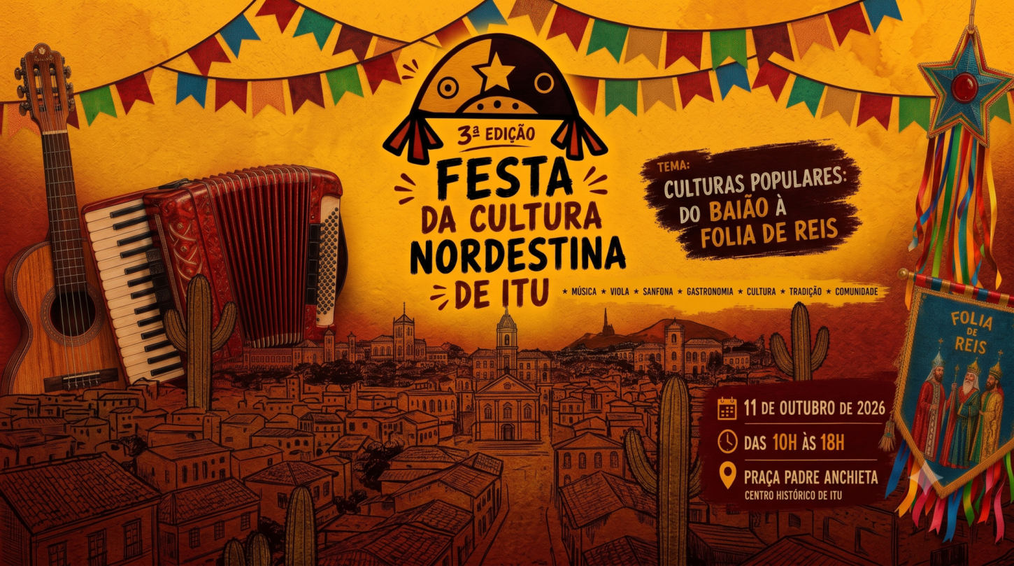 Itu celebra a força da cultura popular com a 3ª Festa da Cultura Nordestina