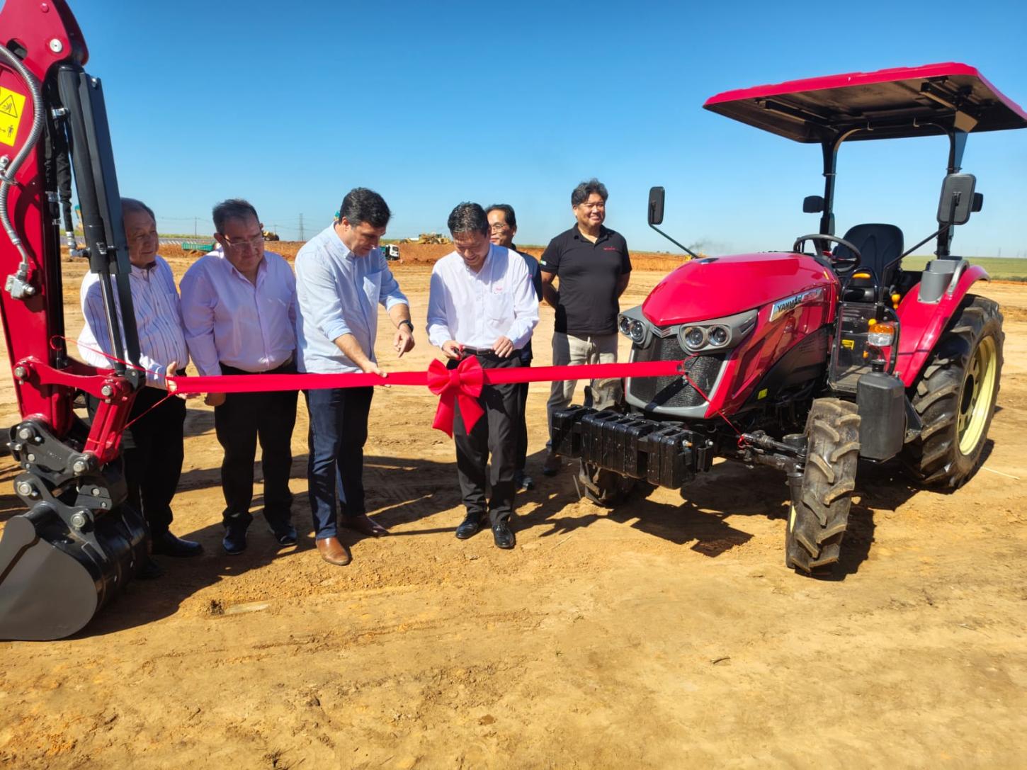YANMAR lança obra pedra fundamental de sua nova fábrica em Indaiatuba