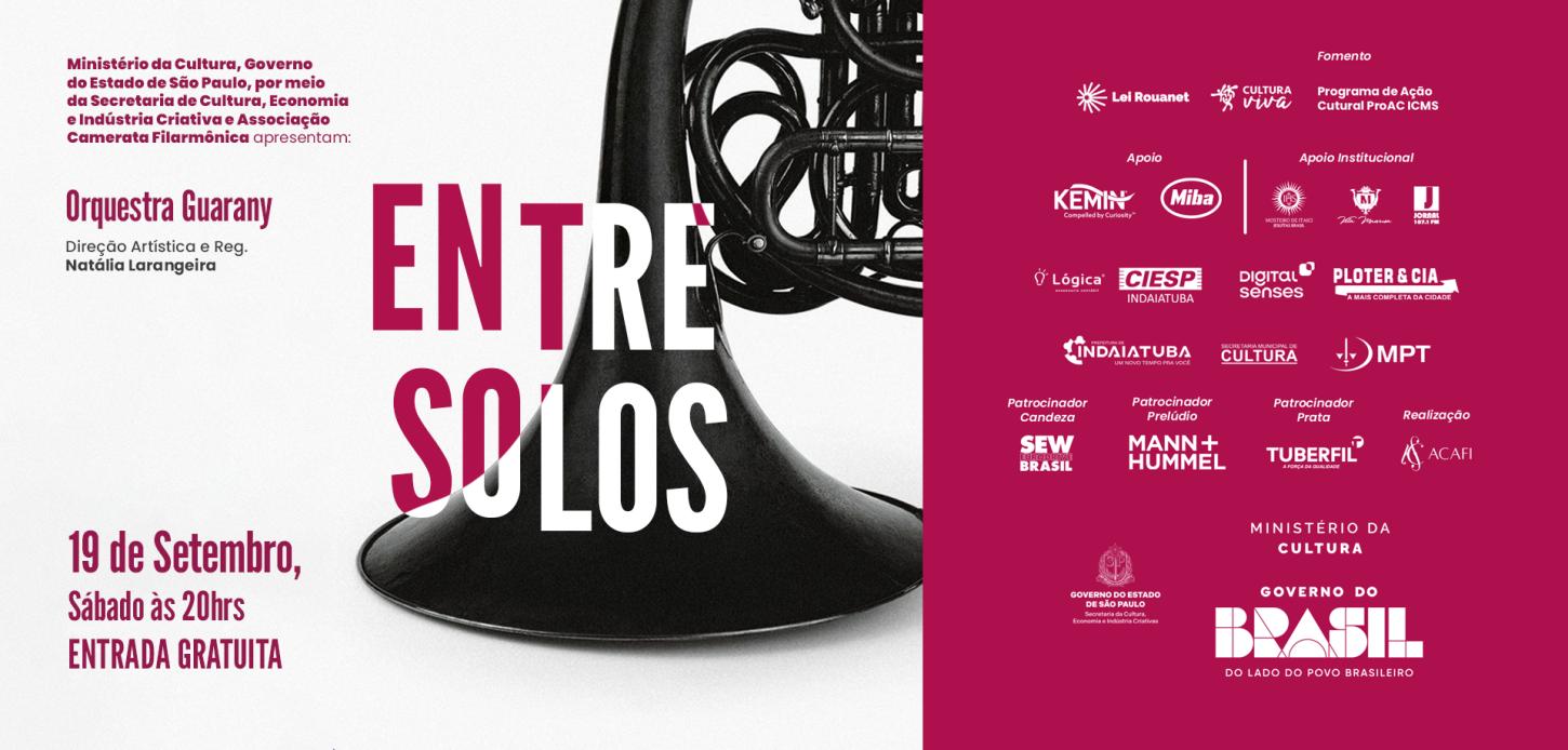 Orquestra Guarany apresenta concerto gratuito no dia 19 de setembro em Indaiatuba