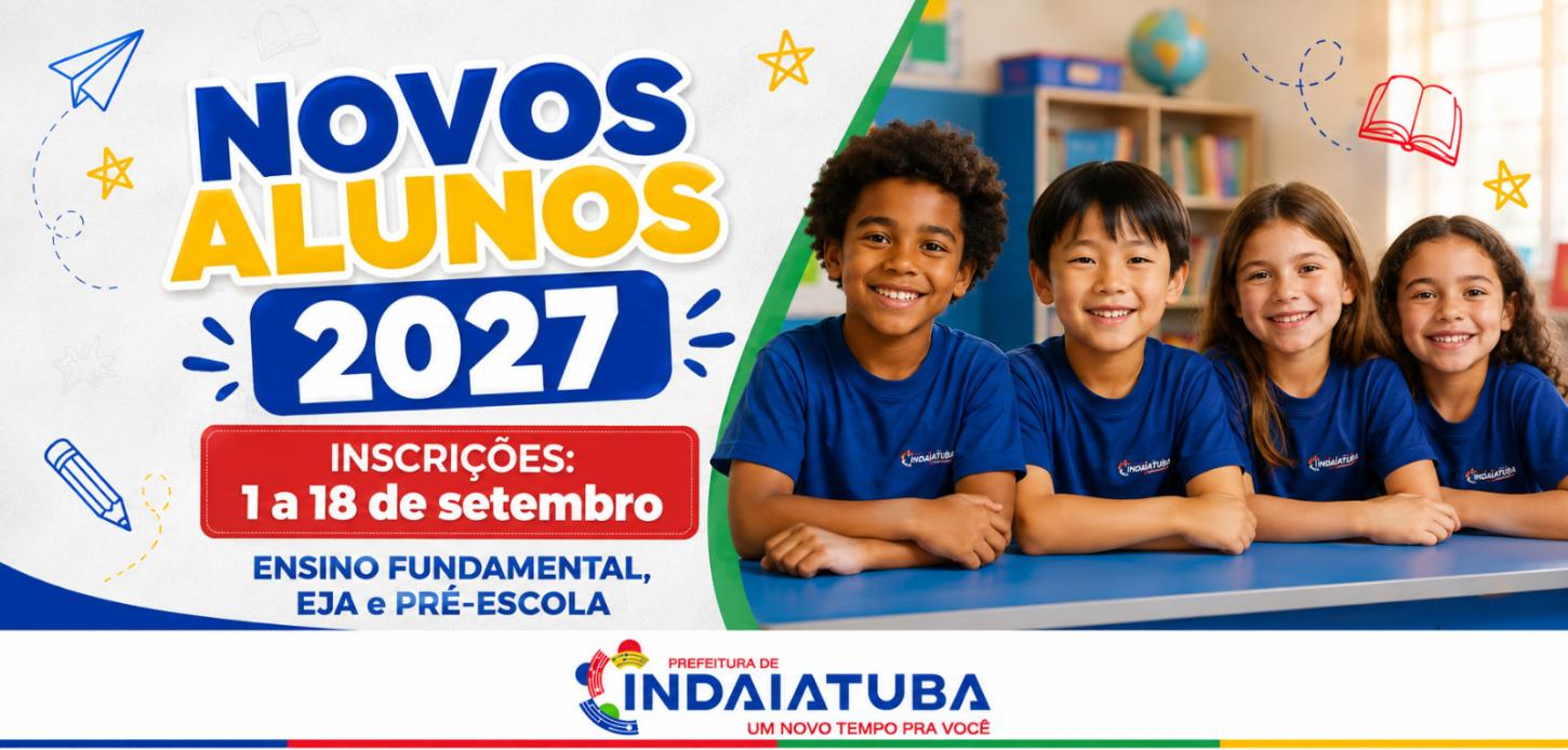 Secretaria de Educação abre inscrições para novos alunos da rede municipal em 2027