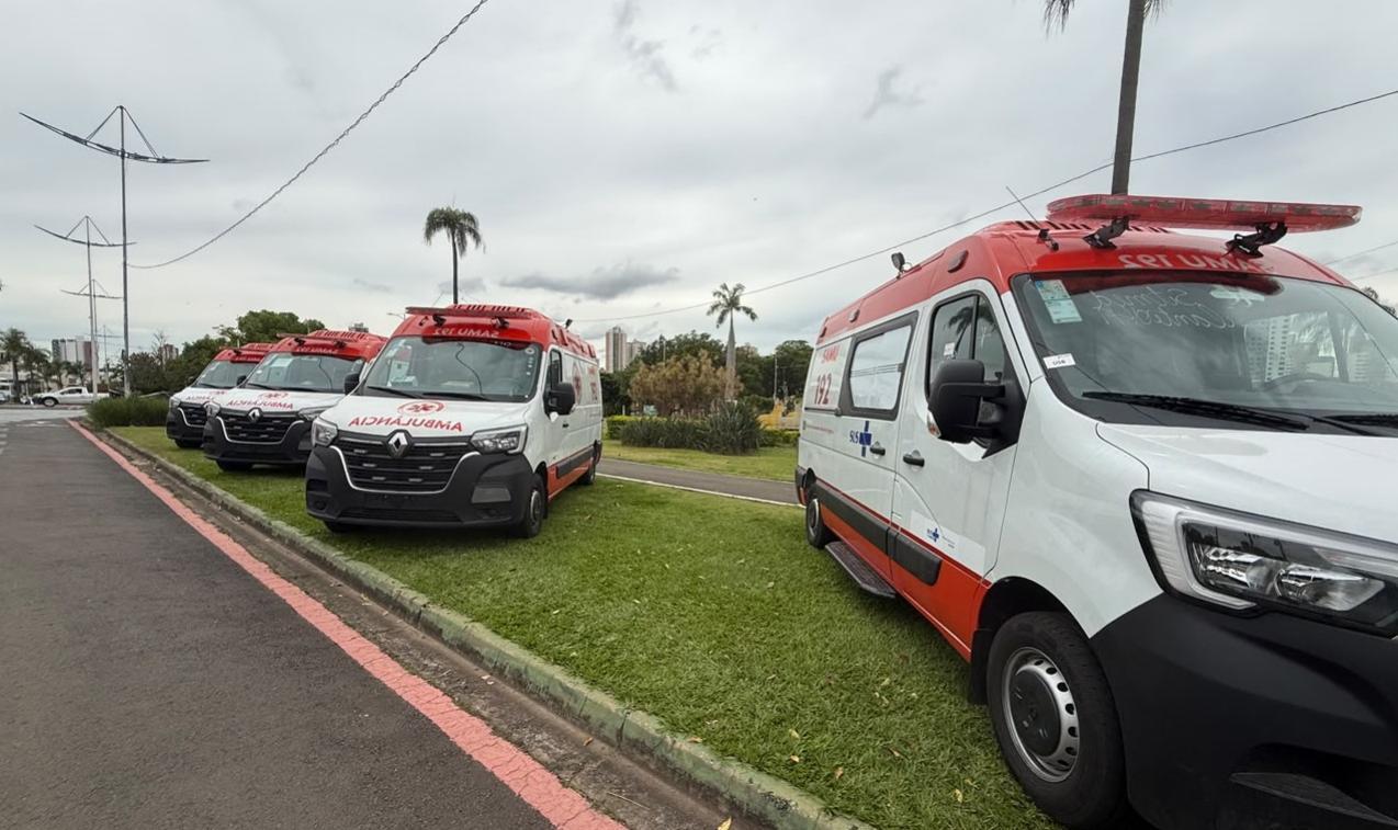 Indaiatuba recebe quatro novas ambulâncias para reforçar atendimento