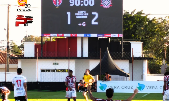 Fantasma perde em casa e vai disputar o Play-in da Copa Paulista