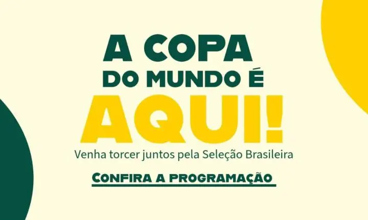 Indaiatuba terá telão, shows e atrações especiais para os jogos da Seleção Brasileira